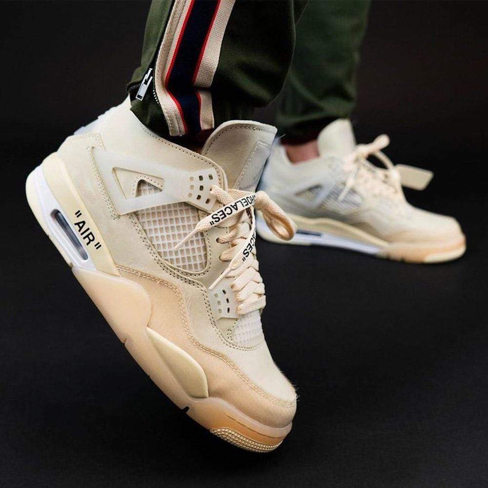 OFF-WHITE X AIR JORDAN 4 RETRO “CREAM:SAIL” 7