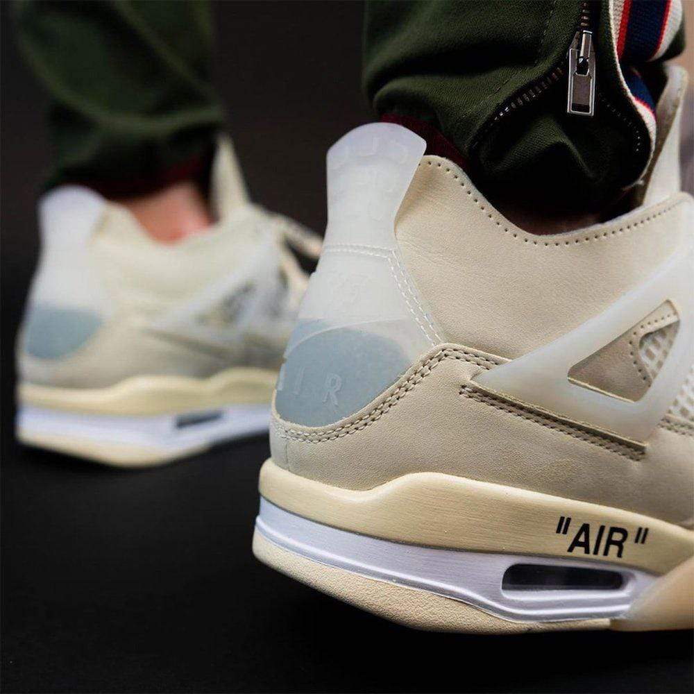 OFF-WHITE X AIR JORDAN 4 RETRO “CREAM:SAIL” 9